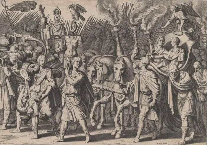 Framed Print : Plate 7: Triumphal Procession after Victory over Turks, from the Triumphs of Charles V Framed Print : Plate 7: Triumphal Procession after Victory over Turks, from the Triumphs of Charles V
