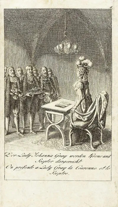 Framed Print : Plate 8 for History of the Middle Ages, 1793. Creators: Daniel Nikolaus Chodowiecki, Eberhard Siegfried Henne Framed Print : Plate 8 for History of the Middle Ages, 1793. Creators: Daniel Nikolaus Chodowiecki, Eberhard Siegfried Henne
