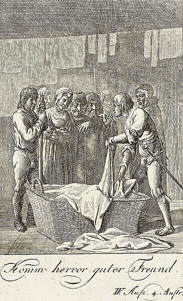 Plate 8 for Shakespeare's Macbeth, 1784. Creator: Daniel Nikolaus Chodowiecki
