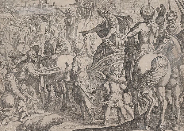 Plate 9: Alexanders Triumphal Entry into Babylon, from The Deeds of Alexander the Great