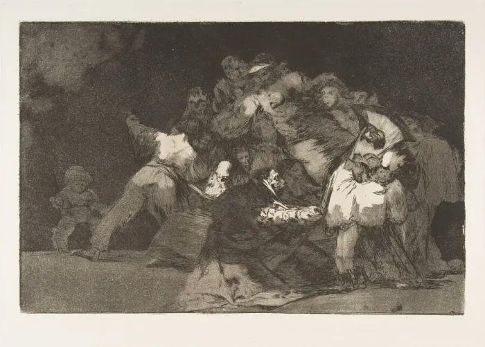 Framed Print : Plate 9 from the Disparates : General folly, ca. 1816-23 (published 1864) Framed Print : Plate 9 from the Disparates : General folly, ca. 1816-23 (published 1864)