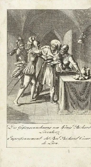 Framed Print : Plate 9 for History of the Middle Ages, 1793. Creators: Daniel Nikolaus Chodowiecki, Eberhard Siegfried Henne
