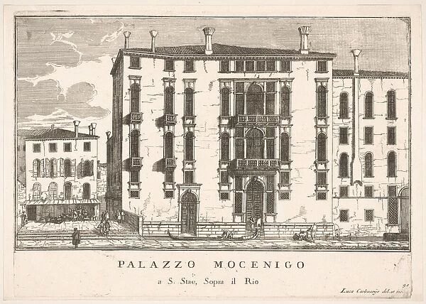Plate 91: View of the Mocenigo Palace in Campo San Stae, Venice, 1703