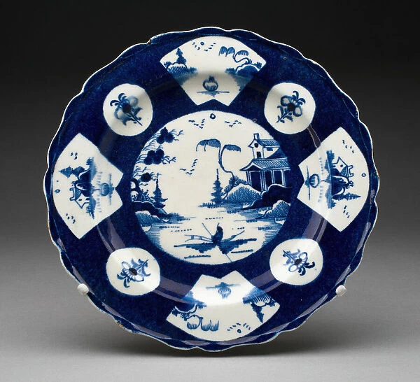 Plate, Bow, 1755  /  65. Creator: Bow Porcelain Factory