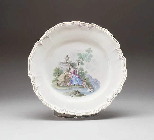 Plate, Buen Retiro, c. 1765. Creator: Buen Retiro Porcelain Factory