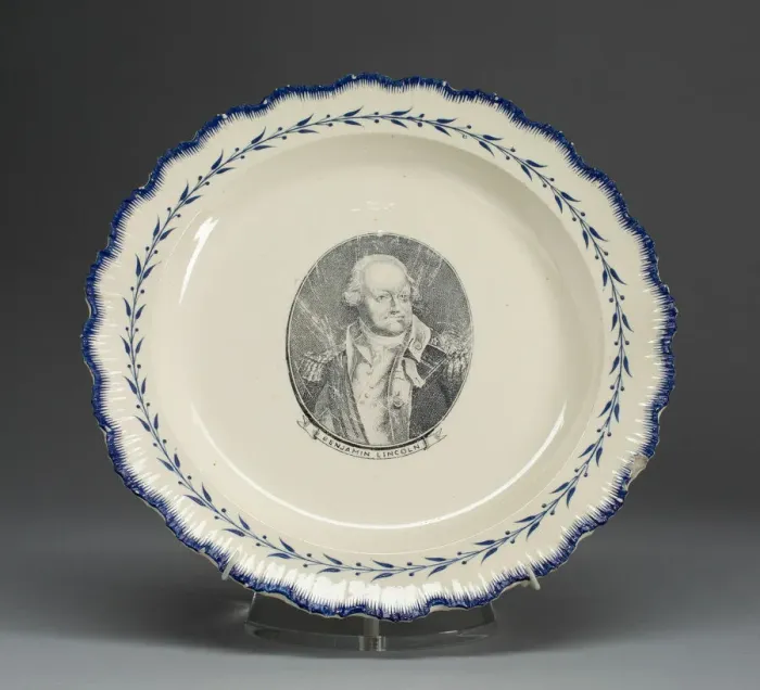 Framed Print : Plate, c. 1790. Creator: Unknown Framed Print : Plate, c. 1790. Creator: Unknown