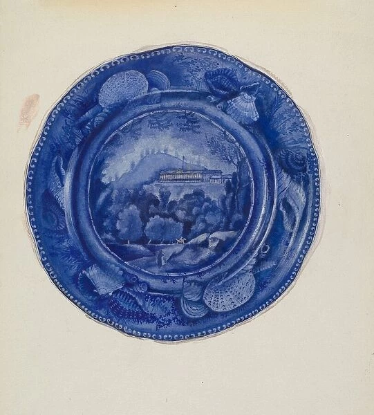 Plate, c. 1936. Creator: Beverly Chichester