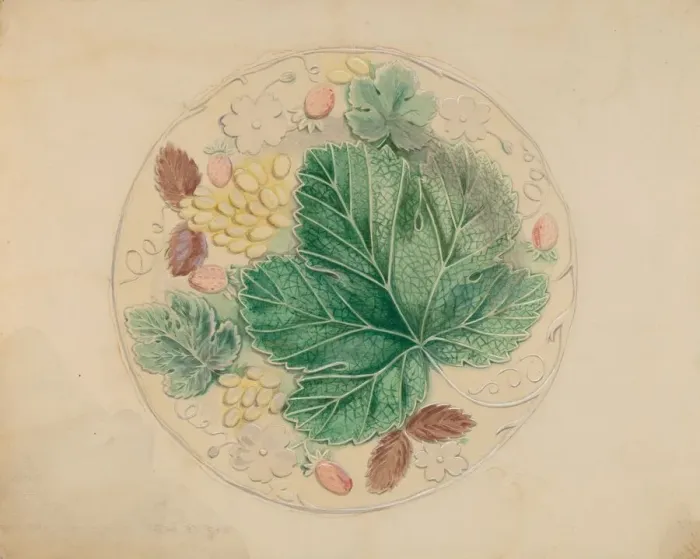 Framed Print : Plate, c. 1936. Creator: Dorothy Posten Framed Print : Plate, c. 1936. Creator: Dorothy Posten