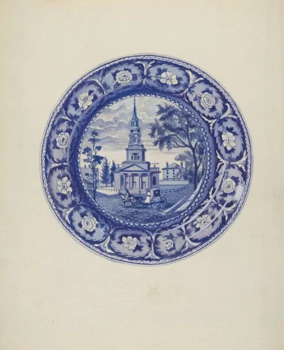 Framed Print : Plate, c. 1936. Creator: Florian Rokita Framed Print : Plate, c. 1936. Creator: Florian Rokita