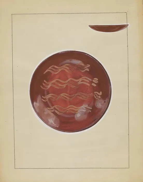 Framed Print : Plate, c. 1936. Creator: John Dana Framed Print : Plate, c. 1936. Creator: John Dana