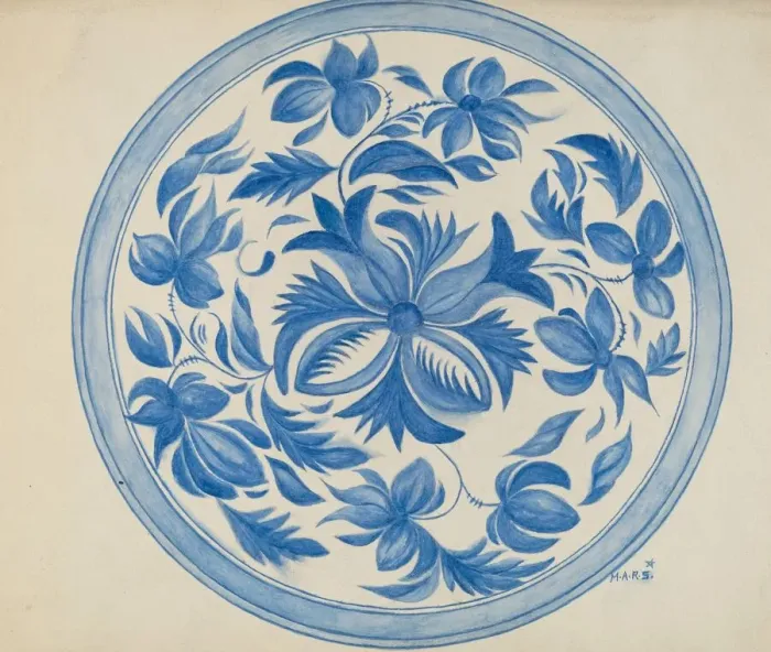 Framed Print : Plate, c. 1936. Creator: Margaret Stottlemeyer Framed Print : Plate, c. 1936. Creator: Margaret Stottlemeyer
