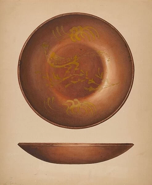Plate, c. 1939. Creator: Giacinto Capelli