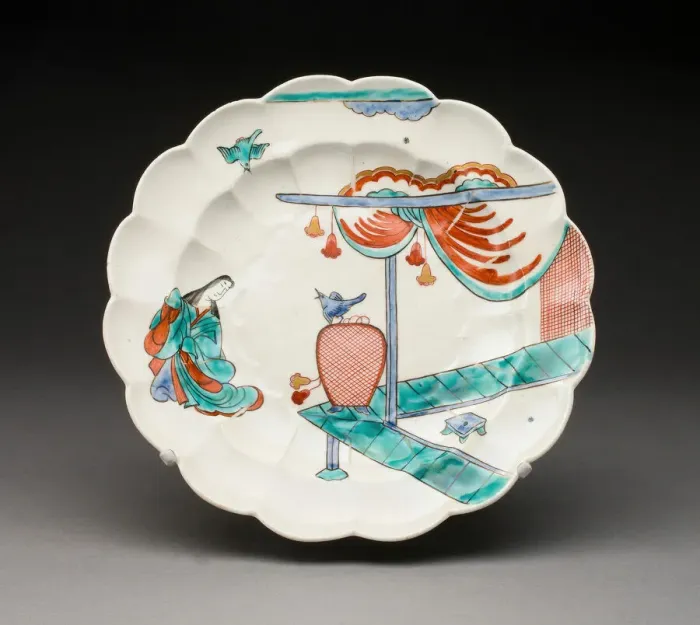 Framed Print : Plate, Chelsea, c. 1755. Creator: Chelsea Porcelain Manufactory Framed Print : Plate, Chelsea, c. 1755. Creator: Chelsea Porcelain Manufactory