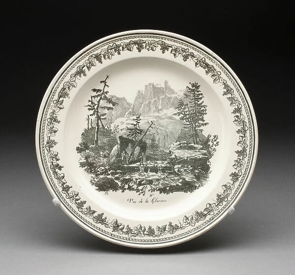 Plate, Creil, 1800  /  50. Creator: Creil Pottery