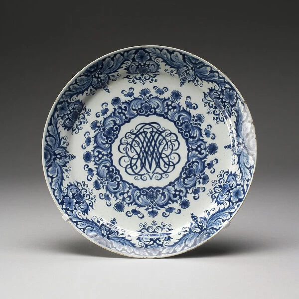 Plate, Delft, 1657-1818. Creator: De Griekesche A