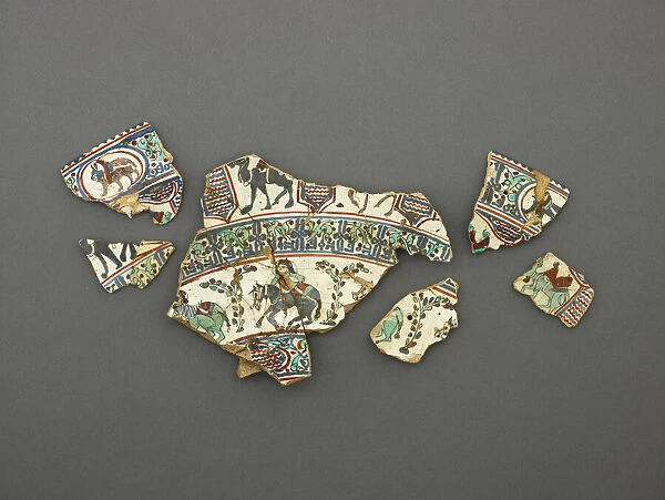 Plate (fragment), Late 12th  /  early 13th century. Creator: Unknown