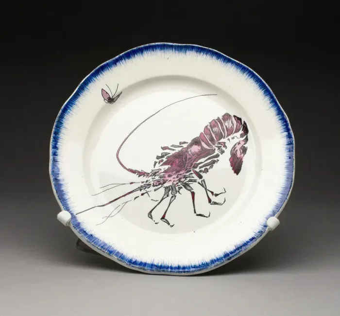 Framed Print : Plate, France, 1866  /  75. Creators: Felix Bracquemond, Creil Pottery