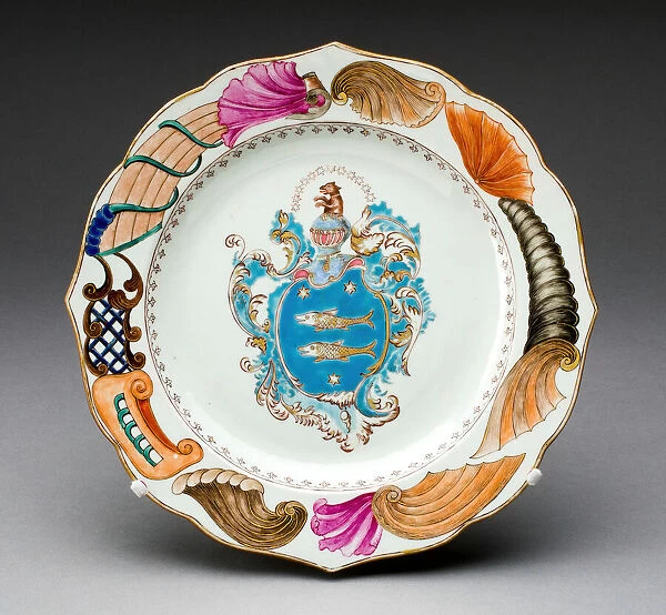 Plate, Jingdezhen, c. 1723  /  40. Creator: Jingdezhen Porcelain