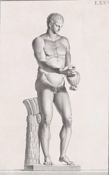 Plate LXXV (75): Male Athlete. From 'Museum Florentinum'