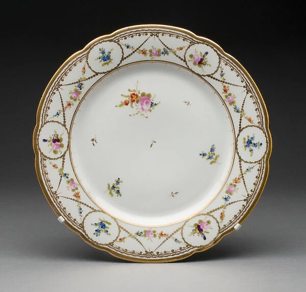 Plate, Nyon, c. 1780. Creator: Unknown