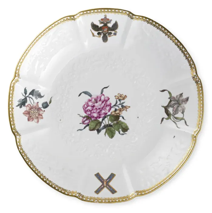 Framed Print : Plate from the Order of Saint Andrew Service Framed Print : Plate from the Order of Saint Andrew Service