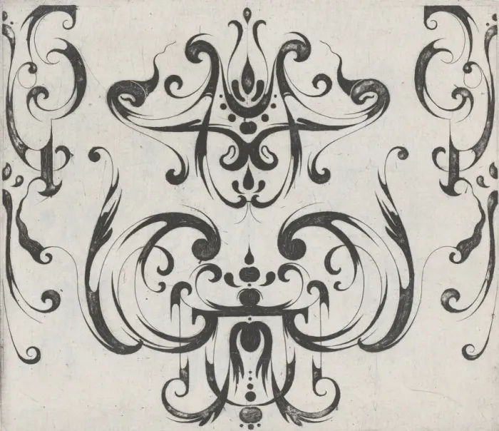 Framed Print : Plate from the Print Series Grateske voer golt smeden Schrijnwerkers Ende andere... ca. 1610-1630. Creator: Meinert Gelijs Framed Print : Plate from the Print Series Grateske voer golt smeden Schrijnwerkers Ende andere... ca. 1610-1630. Creator: Meinert Gelijs