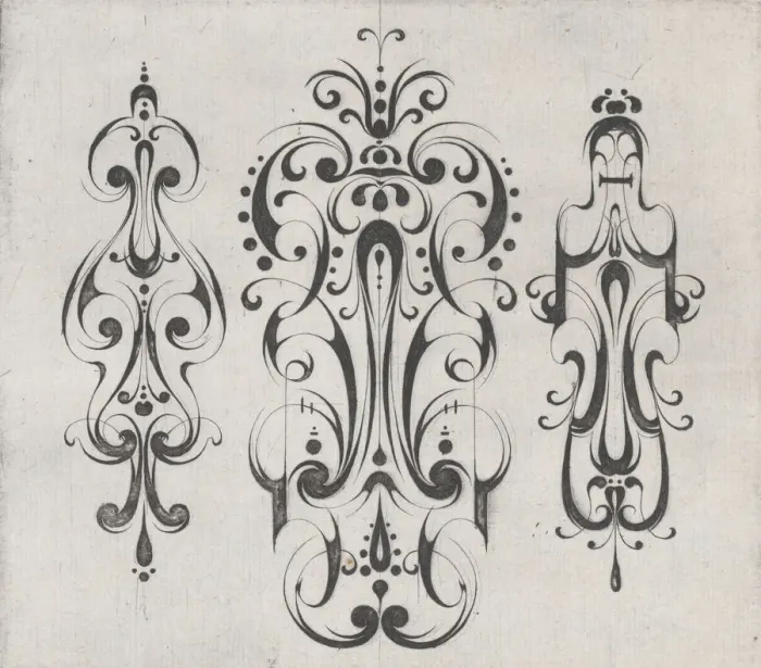 Framed Print : Plate from the Print Series Grateske voer golt smeden Schrijnwerkers Ende andere... ca. 1610-1630. Creator: Meinert Gelijs Framed Print : Plate from the Print Series Grateske voer golt smeden Schrijnwerkers Ende andere... ca. 1610-1630. Creator: Meinert Gelijs