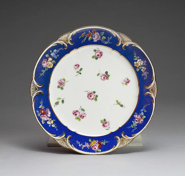 Plate, Sevres, 1771. Creator: Sevres Porcelain Manufactory