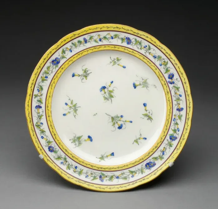 Framed Print : Plate, Sevres, 1788. Creators: Sevres Porcelain Manufactory Framed Print : Plate, Sevres, 1788. Creators: Sevres Porcelain Manufactory