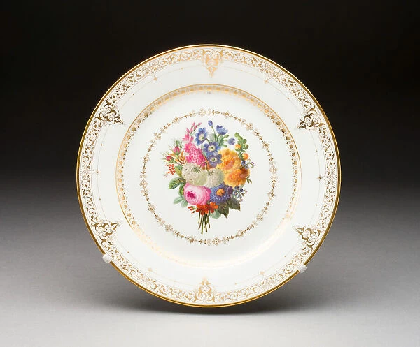 Plate, Sevres, 1845  /  46. Creator: Sevres Porcelain Manufactory