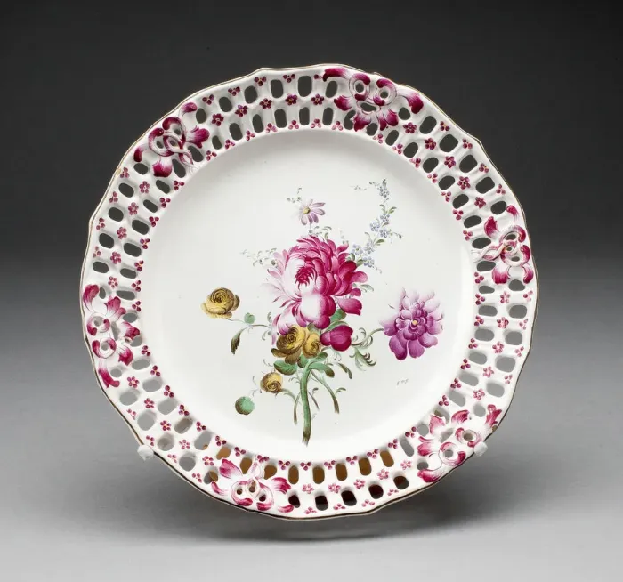 Framed Print : Plate, Strasbourg, c. 1770. Creator: Unknown Framed Print : Plate, Strasbourg, c. 1770. Creator: Unknown