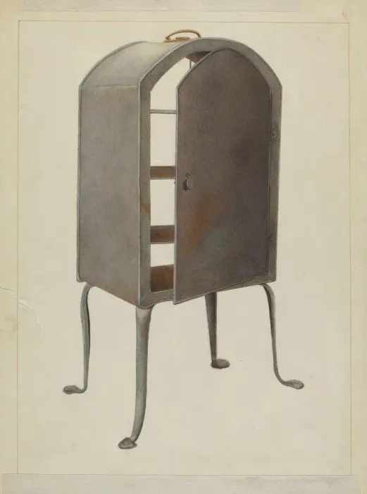 Framed Print : Plate Warmer, 1935 / 1942. Creator: Samuel Fineman Framed Print : Plate Warmer, 1935 / 1942. Creator: Samuel Fineman