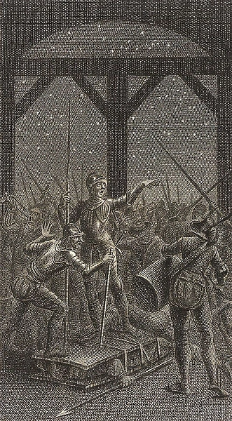 Plate XV from Life and Adventures of the Knight Don Quixote de la Mancha, 1780. Creator: Daniel Berger