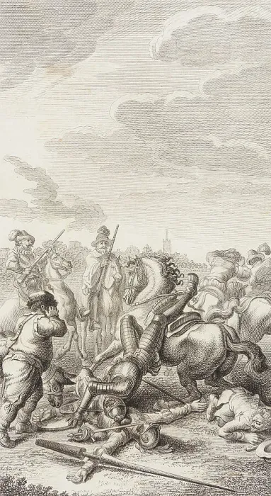 Framed Print : Plate XXIV from Life and Adventures of the Knight Don Quixote de la Mancha, 1780. Creator: Daniel Berger Framed Print : Plate XXIV from Life and Adventures of the Knight Don Quixote de la Mancha, 1780. Creator: Daniel Berger