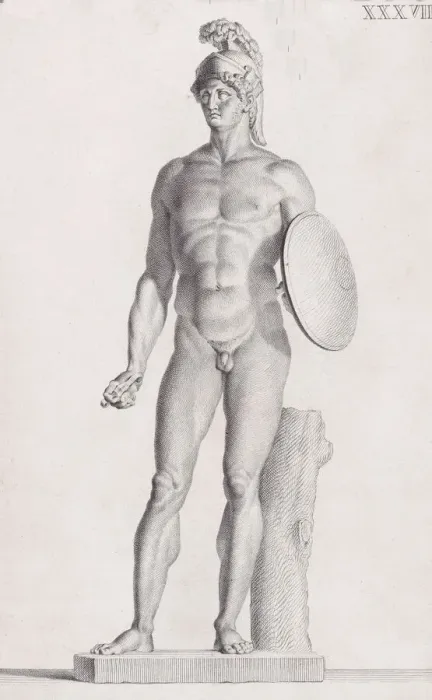 Framed Print : Plate XXXVII (37): Mars. From Museum Florentinum Framed Print : Plate XXXVII (37): Mars. From Museum Florentinum