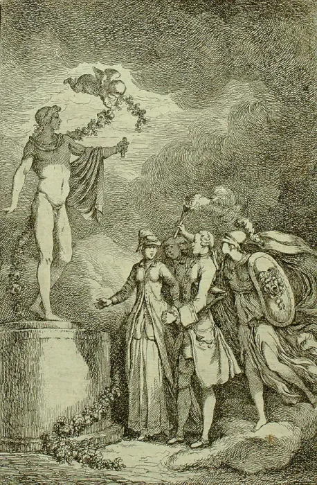 Framed Print : Plates 5-7, from Nella Venuta, 1764. Creator: Franz Edmund Weirotter Framed Print : Plates 5-7, from Nella Venuta, 1764. Creator: Franz Edmund Weirotter