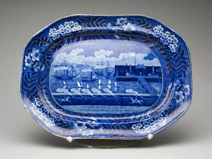 Framed Print : Platter, 1824 / 36. Creator: James and Ralph Clews Framed Print : Platter, 1824 / 36. Creator: James and Ralph Clews