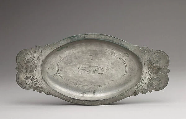 Platter with a Fish, Late Roman, 4th-5th century. Creator: Unknown