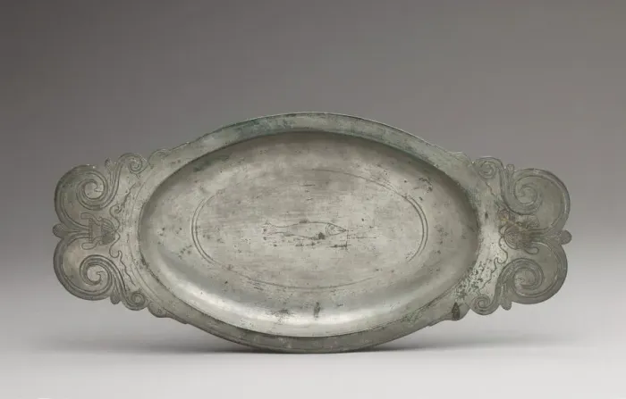 Framed Print : Platter with a Fish, Late Roman, 4th-5th century. Creator: Unknown Framed Print : Platter with a Fish, Late Roman, 4th-5th century. Creator: Unknown