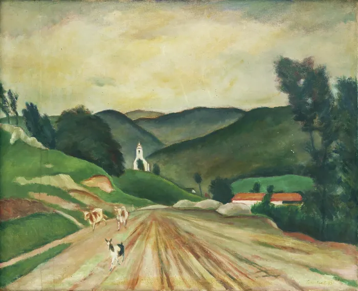Framed Print : Plavecke Podhradie, 1931. Creator: Julius Schubert Framed Print : Plavecke Podhradie, 1931. Creator: Julius Schubert