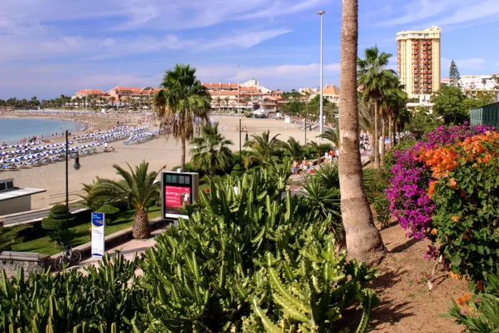 Framed Print : Playa de las Vistas, Los Cristianos, Tenerife, Canary Islands, 2007 Framed Print : Playa de las Vistas, Los Cristianos, Tenerife, Canary Islands, 2007