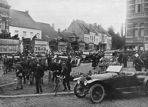 The part played by motor transports in the retreat from Antwerp, 1914