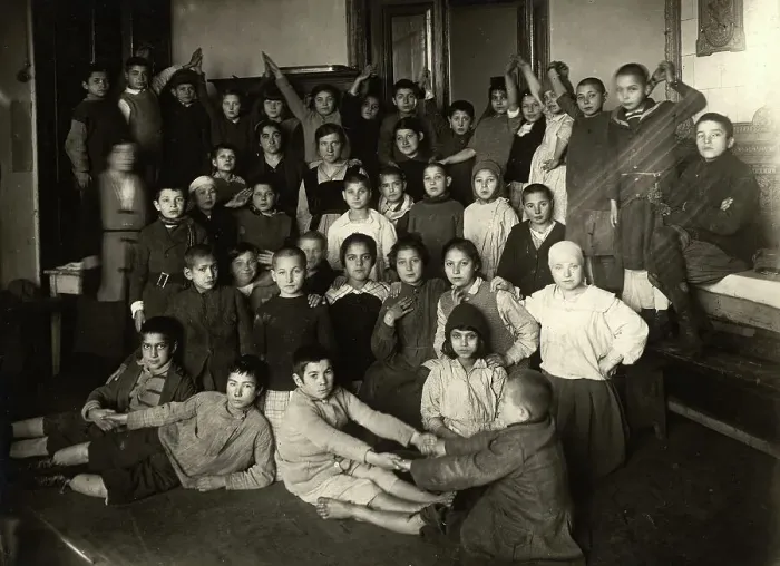 Framed Print : Playground - Gymnastics group, Minsk, 1920-1929. Creator: Unknown Framed Print : Playground - Gymnastics group, Minsk, 1920-1929. Creator: Unknown