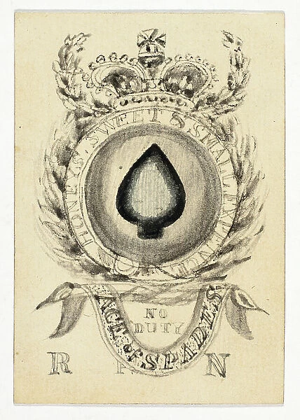 Playing Card: Ace of Spades, n.d. Creator: Unknown