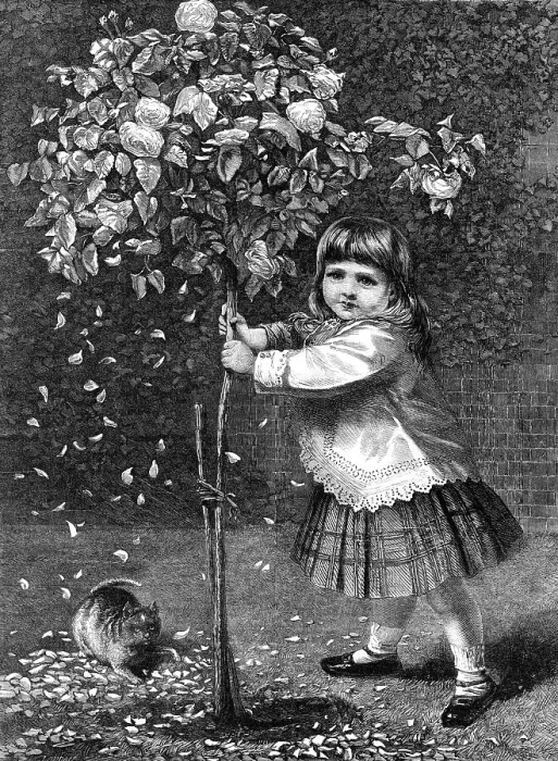 Framed Print : The Playmates, by J. Hayllar, 1870. Creator: Robert Loudan Framed Print : The Playmates, by J. Hayllar, 1870. Creator: Robert Loudan