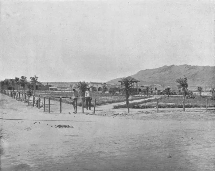 Framed Print : The Plaza, El Paso, Texas, USA, c1900. Creator: Unknown Framed Print : The Plaza, El Paso, Texas, USA, c1900. Creator: Unknown