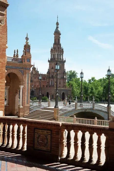 Framed Print : The Plaza de España in the Maria Luisa Park, Seville, Spain, 2023. Creator: Ethel Davies Framed Print : The Plaza de España in the Maria Luisa Park, Seville, Spain, 2023. Creator: Ethel Davies