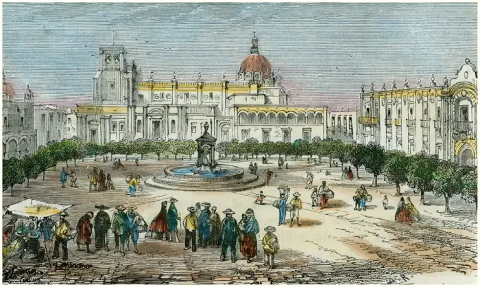 Framed Print : Plaza of Guadalajara, in the state of Jalisco, Mexico, c1880 Framed Print : Plaza of Guadalajara, in the state of Jalisco, Mexico, c1880