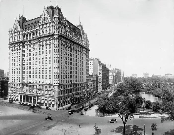 Framed Print : The Plaza Hotel and Central Park, New York, N.Y. between 1900 and 1910. Creator: Unknown Framed Print : The Plaza Hotel and Central Park, New York, N.Y. between 1900 and 1910. Creator: Unknown