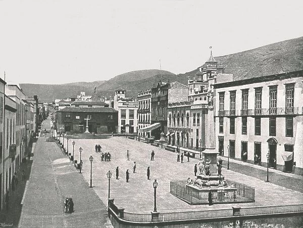 Plaza de la Candelaria, Santa Cruz de Tenerife, Canaries, Spain, 1895. Creator: Unknown